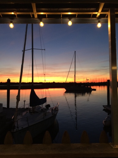 Silhouette Sailboats - Oak Island/Southport NC November 2015